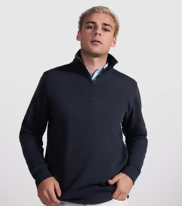 Zipped Sweatshirt Aneto  (Black, S)